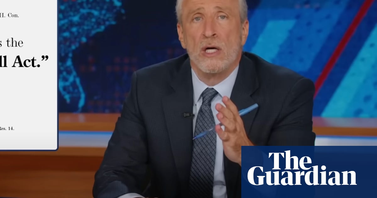 Jon Stewart sobre el amplio proyecto de ley de Trump: "¿Qué hará ICE cuando tenga dinero de verdad?" | Resumen de los programas nocturnos Jon Stewart sobre el amplio proyecto de ley de Trump: "¿Qué hará ICE cuando tenga dinero de verdad?" | Resumen de los programas nocturnos