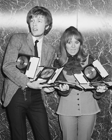 Lulu and Walker hold their awards from the St Valentine’s Day Presentation party, 14 February 1968.