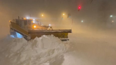 Freezing storm kills dozens of people and brings disruption across US – video report