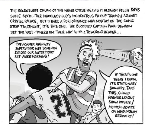 David Squires on … the magic of the Cup as Macclesfield dethrone Crystal Palace, panel 1