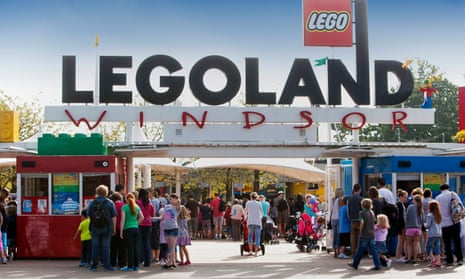 The entrance to the Windsor Legoland theme park