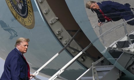 Donald Trump<br>FILE - In this Dec. 31, 2020, file photo President Donald Trump boards Air Force One at Palm Beach International Airport in West Palm Beach, Fla. (AP Photo/Patrick Semansky, File)