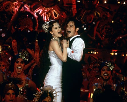 Nicole Kidman and Ewan McGregor in Moulin Rouge!, directed by Baz Luhrmann