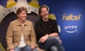Todd Howard, director of the Fallout game series, and Jonathan Nolan, director of the Fallout TV show. 