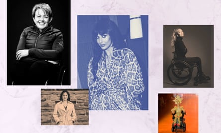 Composite of five women
