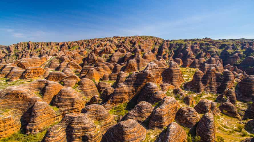 The Bungle Bungles rock formations at Purnululu national park.