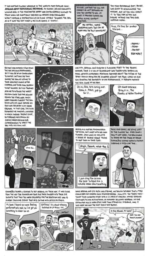 David Squires cartoon, panel 1
