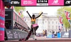Peres Jepchirchir beats women's-only world record to win London Marathon