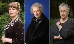 Composite: Sarah Perry, Margaret Atwood and Annie Proulx. The Baileys Women’s Prize for Fiction