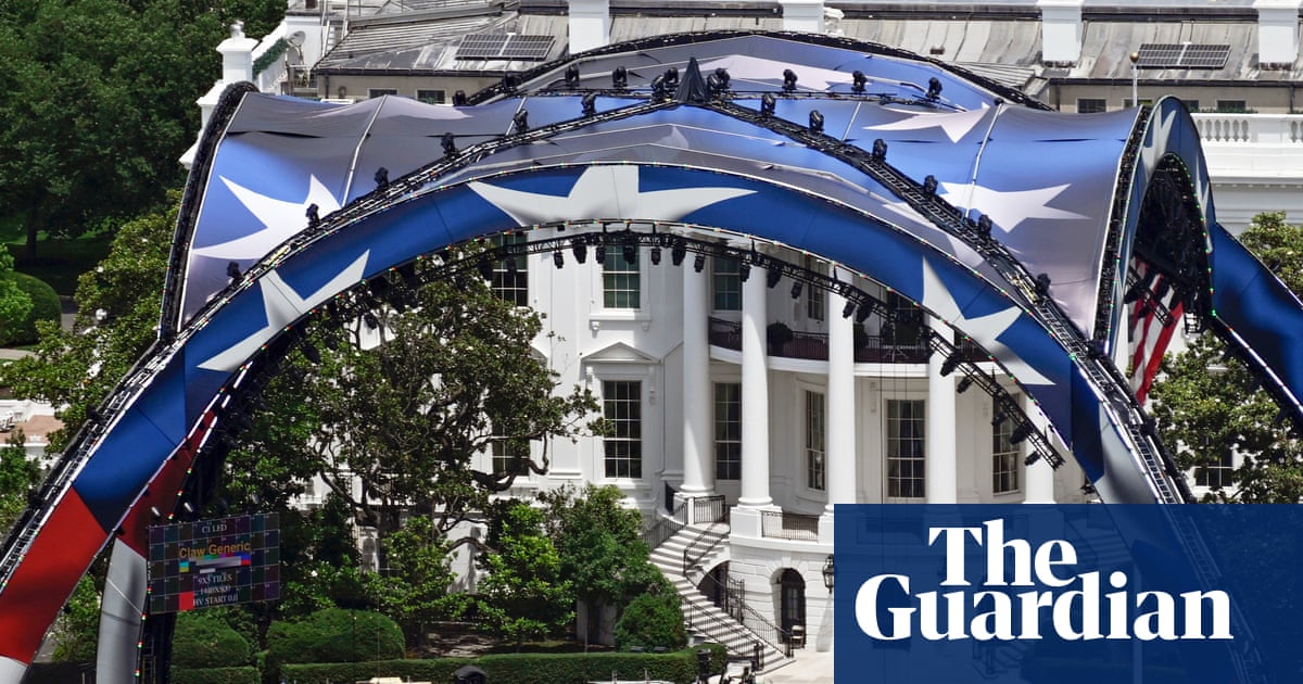 President-turned-fight-promoter surveys his 600-ton birthday claw, wondering which federal law to body-slam next.