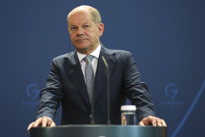 Olaf Scholz says Germany’s decision to reactivate coal and oil-fired power plants is only temporary.
