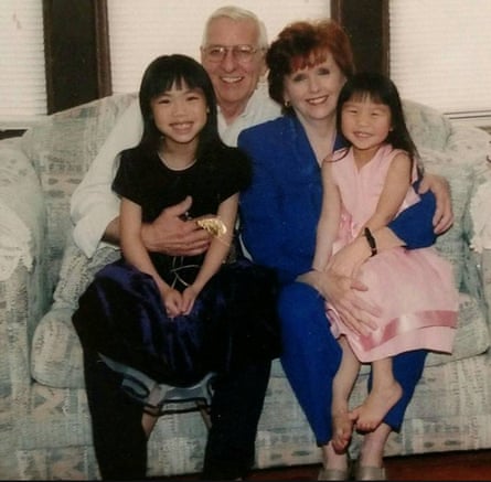 American couple Al and Marsha and their daughters, Victoria and Esther, adopted from China