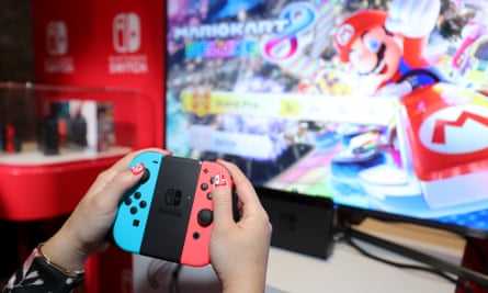 Mario Kart 8 on the Nintendo Switch.