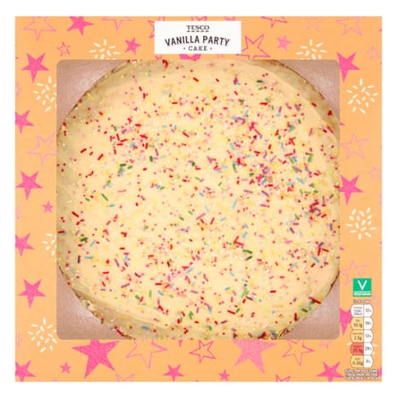 Tesco Madeira Party Cake – Vanilla