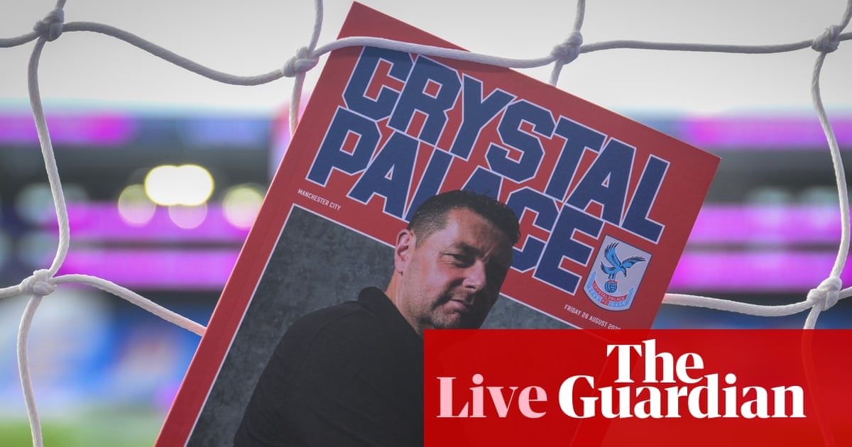 Crystal Palace v Manchester City: Premier League