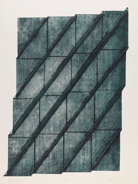 Seven Foldings 1975, by Dóra Maurer