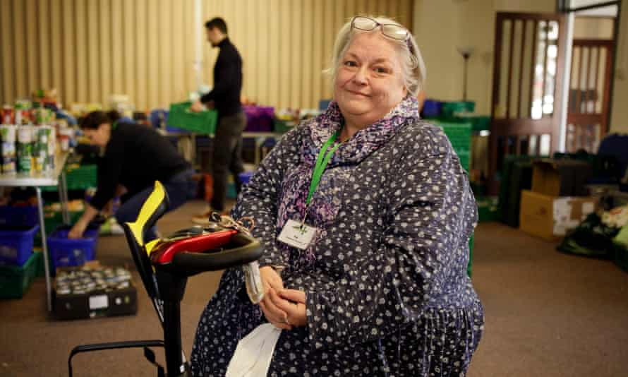 Pat Woolridge, a volunteer at a food bank in Hodge Hill.