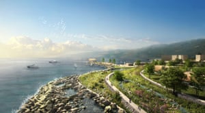 Conceptual image of Shenzhen Bay, Shayuchong.
