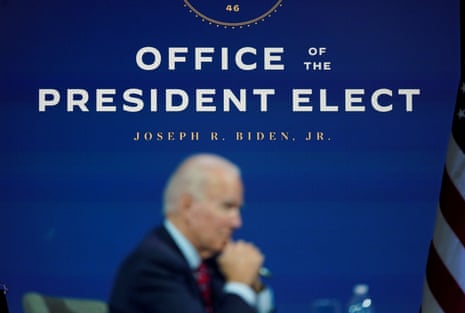 U.S. President-elect Joe Biden holding a videoconference meeting yesterday