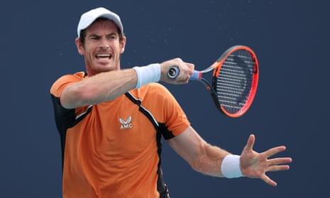 Andy Murray  ruptured ankle ligaments at the Miami Open last month.