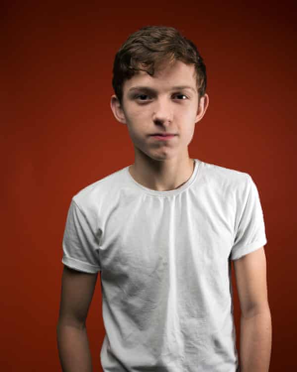 The young Tom Holland 