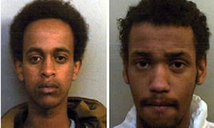 Mustapha Farah and Omar Jumale, two of the Somali men who were convicted in Bristol of running an inner-city sex ring.