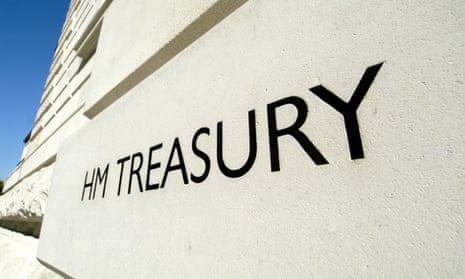 HM Treasury in Whitehall, London. 