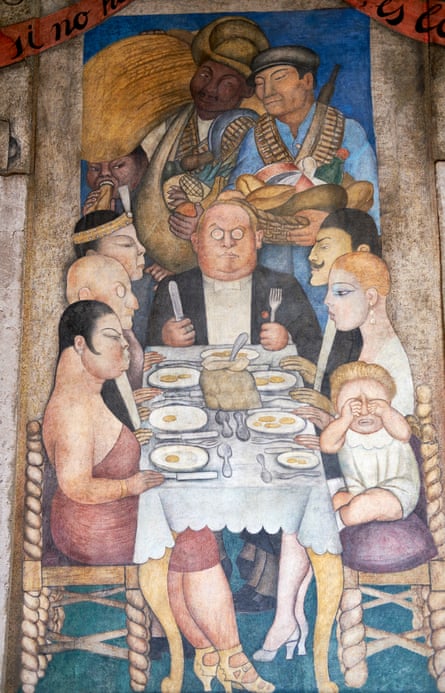 Diego Rivera Murals (detail), Mexico City
