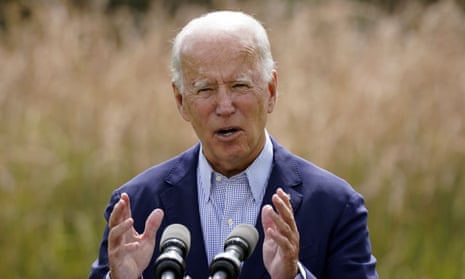 Joe Biden speaks out about climate change and wildfires affecting the US in September.