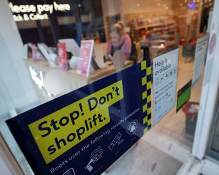 'Stop! Don't shoplift.'