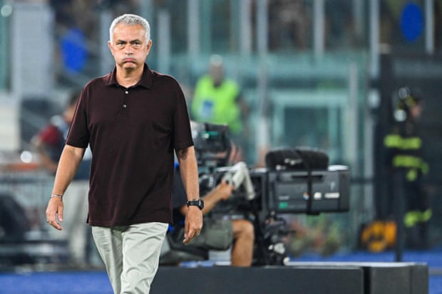 Jose Mourinho during his win at Monza.
