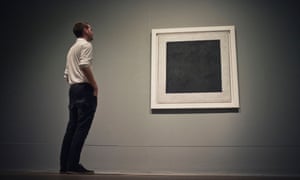 Malevichs Black Square auf dem Display im Tate Modern im letzten Jahr.