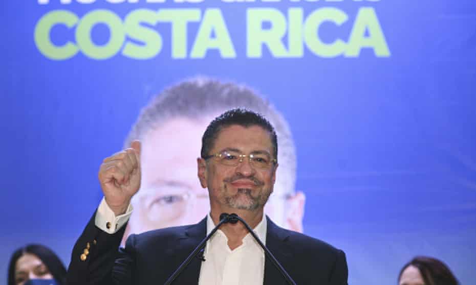Rodrigo Chaves wins Costa Rica election amid sexual harassment allegations  | Costa Rica | The Guardian