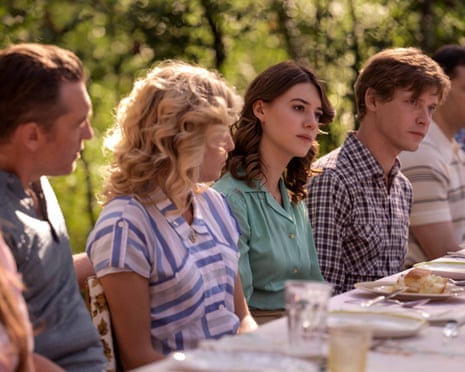 Daisy Edgar Jones and Billy Howle in Under the Banner of Heaven.