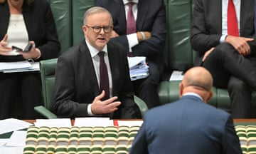 Anthony Albanese and Peter Dutton face off during question time on Thursday