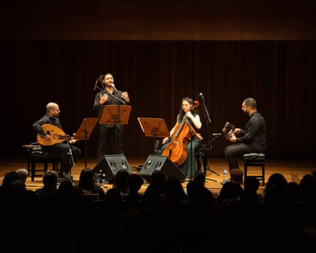 Galilee String Quartet review – Palestinian ensemble improvise their signature east-west blend