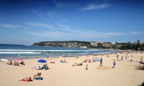 Manly beach in Sydney, Australia. 