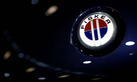 The Fisker car badge