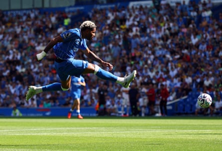 Georginio Rutter in pre-season action for Brighton.