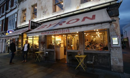 A branch of Byron in Islington, north London.