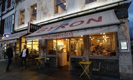 A branch of Byron Hamburgers in London.
