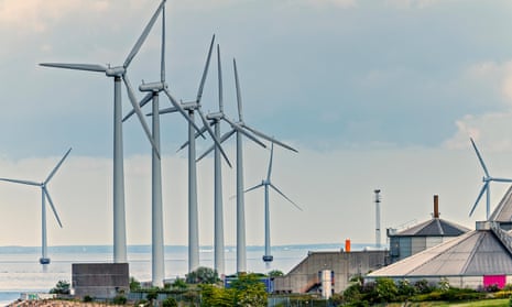 A windfarm in Denmark