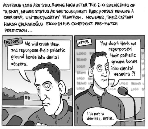 David Squires animation astir Australia world cup, sheet 2
