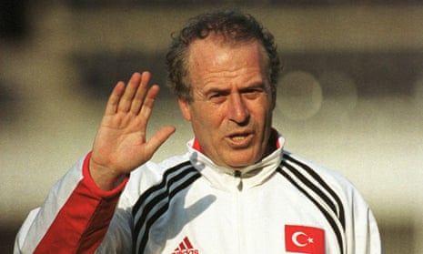 Mustafa Denizli, pictured when Turkey’s coach in 2000, says Galatasaray was the only club ‘for which I would risk my reputation’.