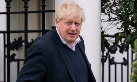 Boris Johnson leaves his London home on March 23, the day after his appearance before the privileges committee that has now precipitated his downfall.