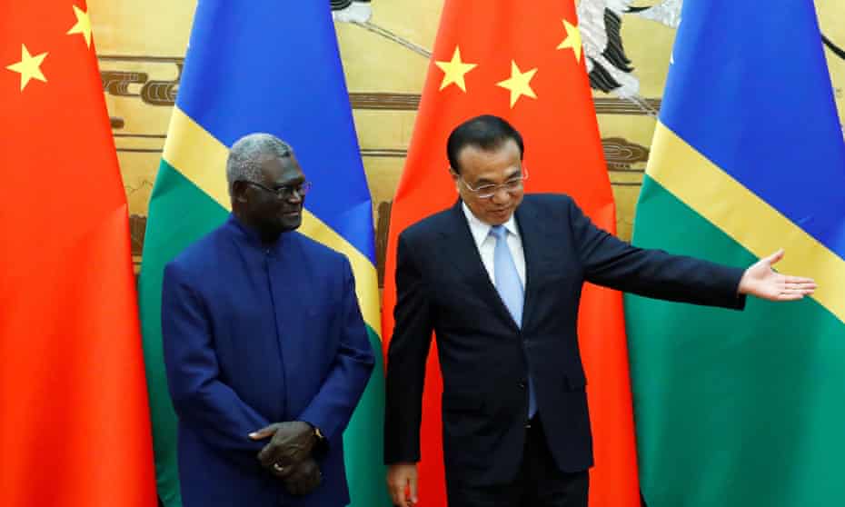 Manasseh Sogavare and Li Keqiang