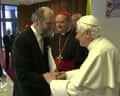 Pärt with Pope Benedict XVI in 2011.