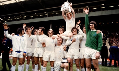 All-conquering … Billy Bremner and Leeds United celebrate winning the FA Cup in 1972.