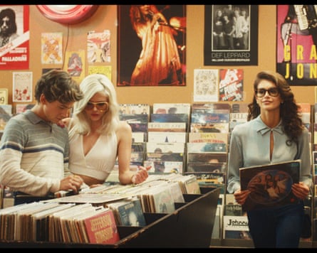(from left) Igby Rigney, Hayes Warner and Kaia Gerber in The Shards.
