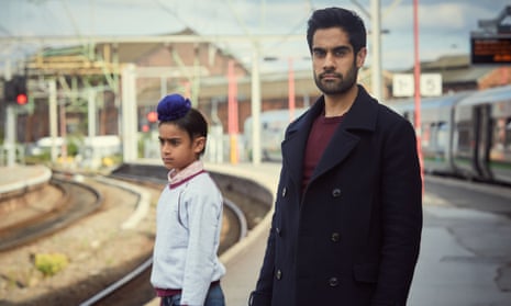Himmut Singh Dhatt and Sacha Dhawan as Sathnam Sanghera in The Boy With the Topknot.